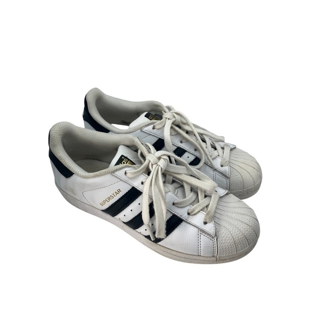 Adidas Superstar Sneakers Womens 6.5 White Black Shell Toe C77153‎